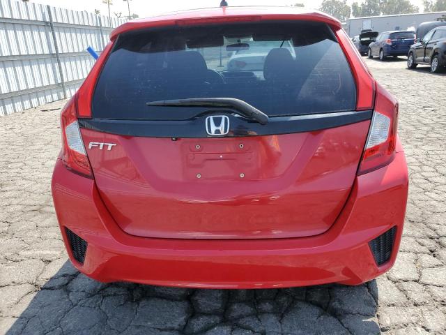 JHMGK5H56GX018332 - 2016 HONDA FIT LX RED photo 6