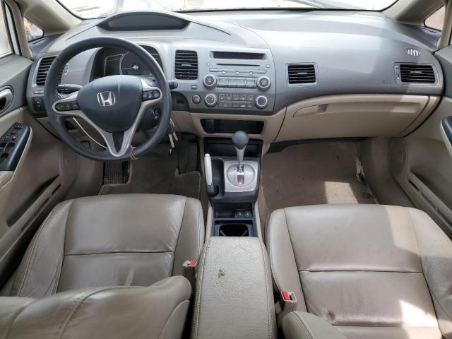 2HGFA16039H034058 - 2009 HONDA CIVIC EXL WHITE photo 8