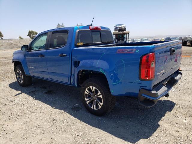 1GCGSDEN4N1187541 - 2022 CHEVROLET COLORADO Z71 BLUE photo 2