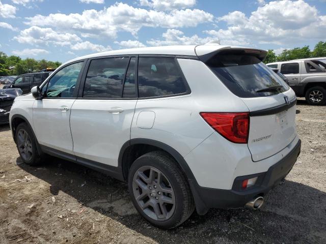 5FNYF8H58PB011419 - 2023 HONDA PASSPORT EXL WHITE photo 2