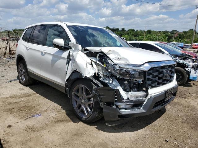 5FNYF8H58PB011419 - 2023 HONDA PASSPORT EXL WHITE photo 4