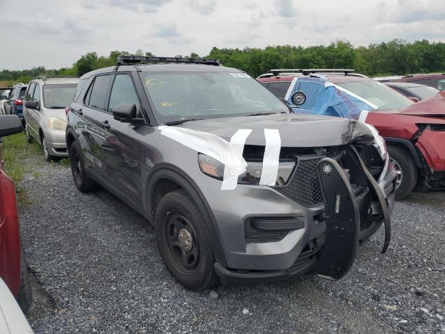 1FM5K8AB9PGA17813 - 2023 FORD EXPLORER POLICE INTERCEPTOR GRAY photo 4