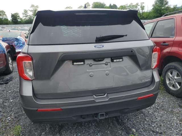 1FM5K8AB9PGA17813 - 2023 FORD EXPLORER POLICE INTERCEPTOR GRAY photo 6