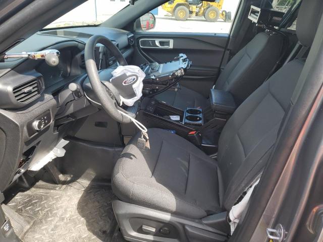 1FM5K8AB9PGA17813 - 2023 FORD EXPLORER POLICE INTERCEPTOR GRAY photo 7