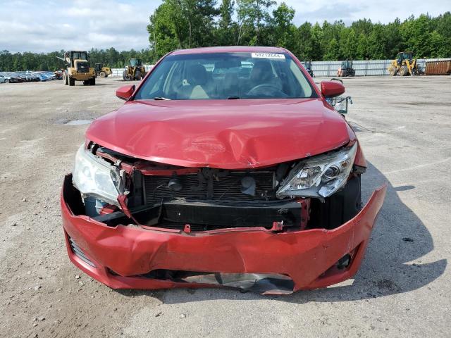 4T4BF1FK1DR283501 - 2013 TOYOTA CAMRY L RED photo 5