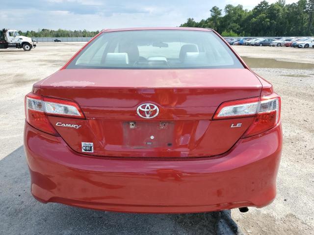 4T4BF1FK1DR283501 - 2013 TOYOTA CAMRY L RED photo 6