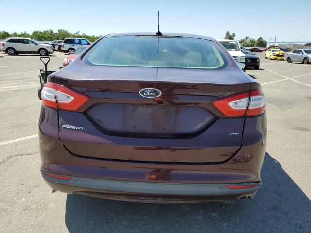 3FA6P0H76DR388421 - 2013 FORD FUSION SE MAROON photo 6