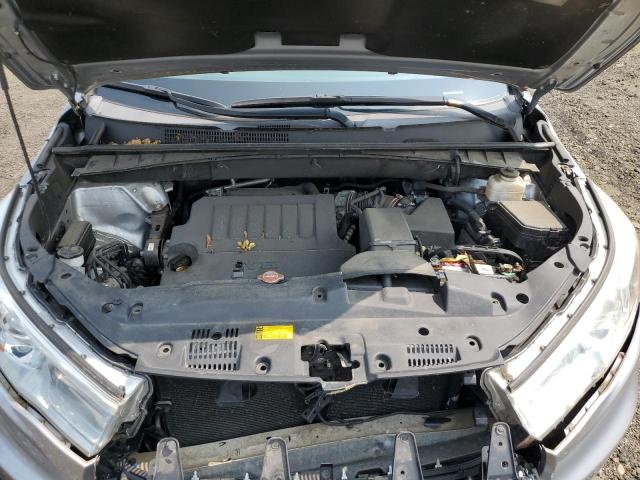 5TDJKRFH1GS502801 - 2016 TOYOTA HIGHLANDER XLE Արծաթագույն լուսանկար 12