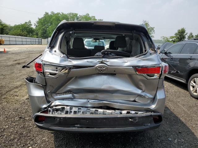 5TDJKRFH1GS502801 - 2016 TOYOTA HIGHLANDER XLE Արծաթագույն լուսանկար 6