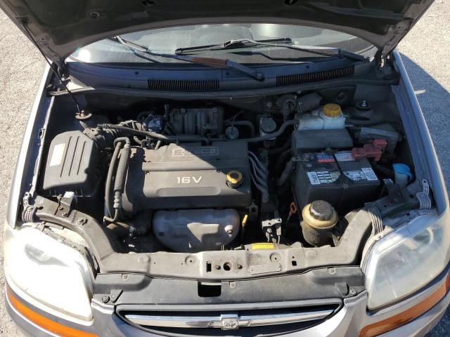 KL1TD66677B773862 - 2007 CHEVROLET AVEO BASE GRAY photo 11