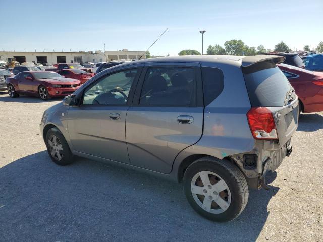 KL1TD66677B773862 - 2007 CHEVROLET AVEO BASE GRAY photo 2