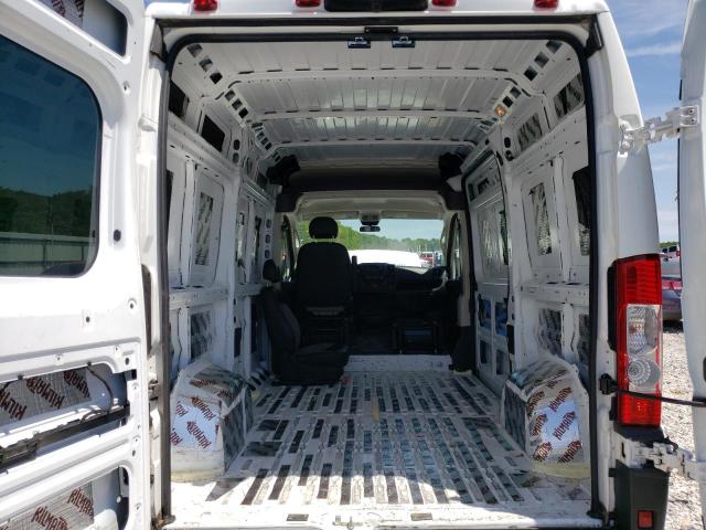 3C6LRVCG0ME521541 - 2021 RAM PROMASTER 2500 HIGH WHITE photo 10