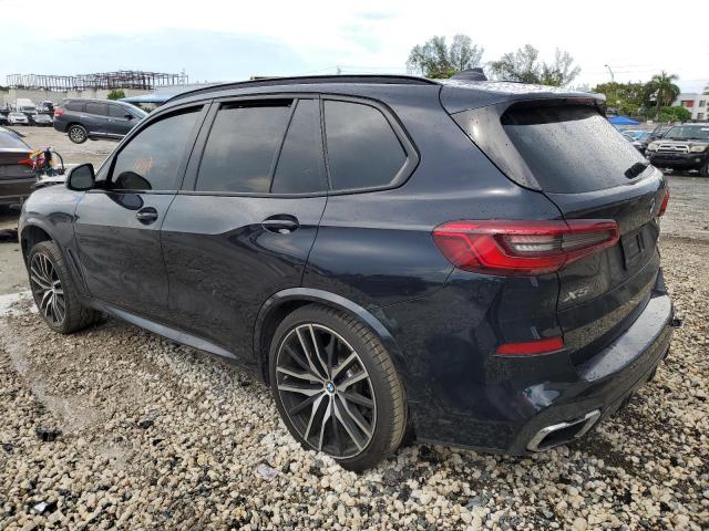 5UXJU2C57KLN49898 - 2019 BMW X5 XDRIVE50I BLUE photo 2