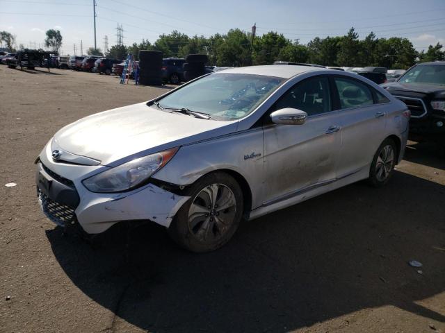 KMHEC4A4XDA083261 - 2013 HYUNDAI SONATA HYBRID SILVER photo 1