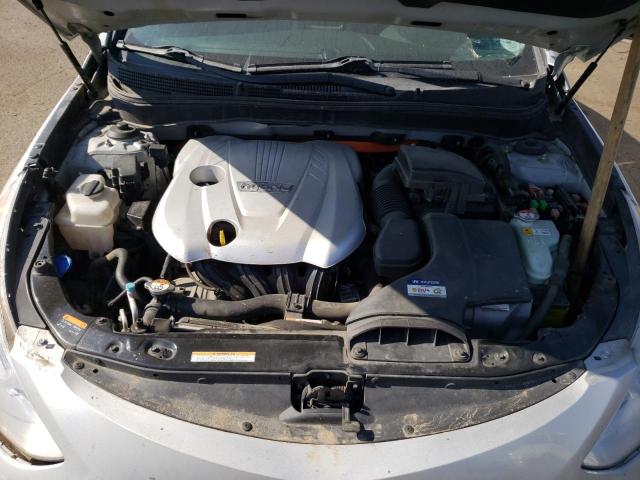 KMHEC4A4XDA083261 - 2013 HYUNDAI SONATA HYBRID SILVER photo 11