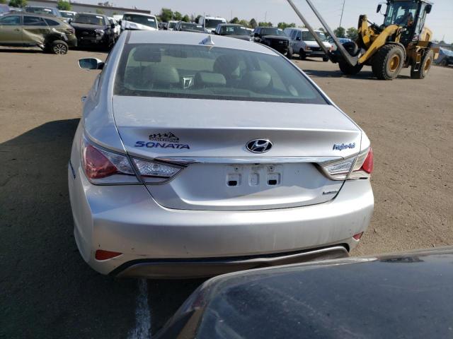 KMHEC4A4XDA083261 - 2013 HYUNDAI SONATA HYBRID SILVER photo 6