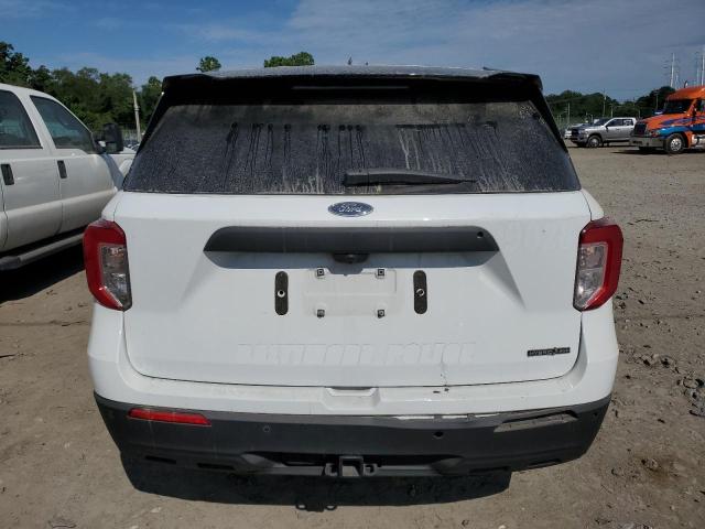 1FM5K8AW0NNA01236 - 2022 FORD EXPLORER POLICE INTERCEPTOR Білий фото 6