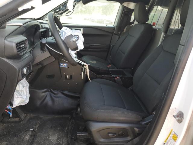 1FM5K8AW0NNA01236 - 2022 FORD EXPLORER POLICE INTERCEPTOR Білий фото 7