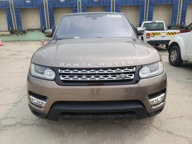 SALWR2PF3GA658799 - 2016 LAND ROVER RANGE ROVE HSE TAN photo 5