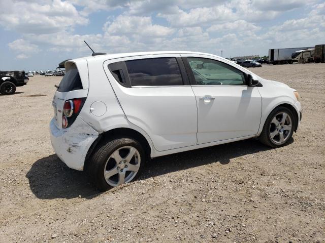 1G1JE6SB2F4123610 - 2015 CHEVROLET SONIC LTZ WHITE photo 3