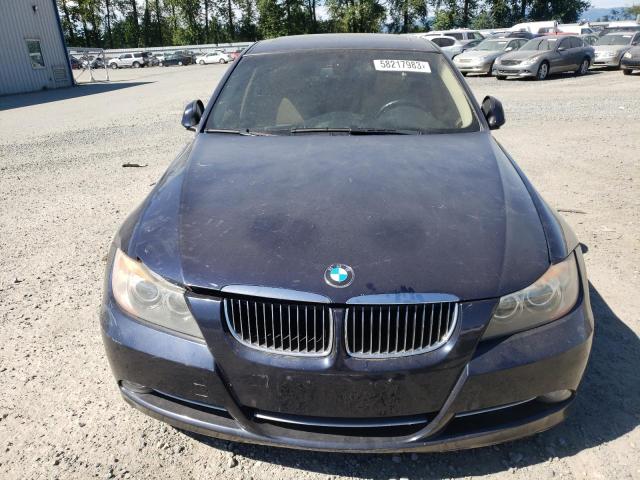 WBAVB73597KY62306 - 2007 BMW 335 I BLACK photo 5