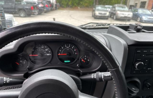 1J4FA24168L582227 - 2008 JEEP WRANGLER X BLACK photo 8