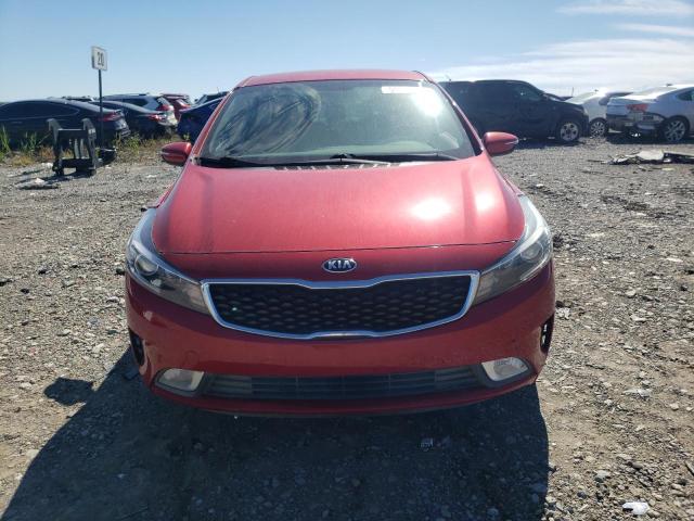 3KPFL4A82HE004230 - 2017 KIA FORTE EX RED photo 5