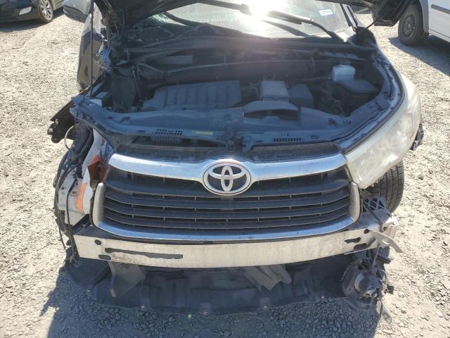 5TDJKRFH3GS270072 - 2016 TOYOTA HIGHLANDER XLE BLACK photo 12
