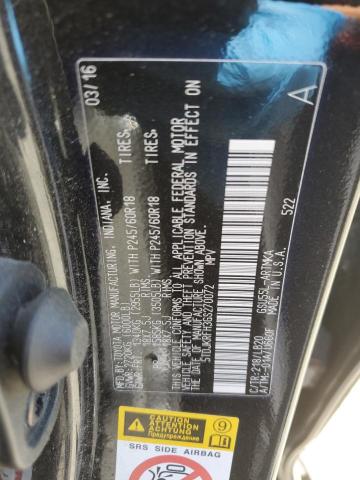 5TDJKRFH3GS270072 - 2016 TOYOTA HIGHLANDER XLE BLACK photo 13