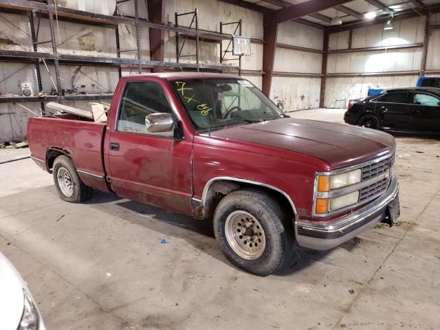 1GCDC14KXMZ125275 - 1991 CHEVROLET GMT-400 C1500 MAROON photo 4