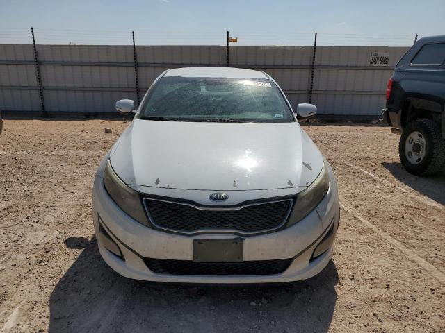 5XXGN4A79EG320409 - 2014 KIA OPTIMA EX WHITE photo 5