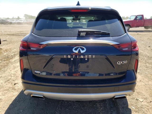 3PCAJ5BBXNF115520 - 2022 INFINITI QX50 LUXE BLUE photo 6