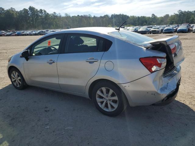 KNADN4A31D6155823 - 2013 KIA RIO EX SILVER photo 2