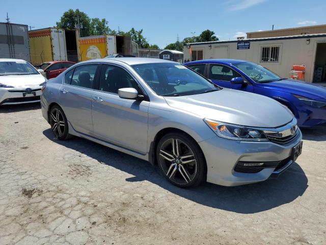 1HGCR2F52GA091649 - 2016 HONDA ACCORD SPORT SILVER photo 4