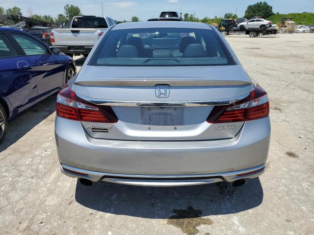 1HGCR2F52GA091649 - 2016 HONDA ACCORD SPORT SILVER photo 6
