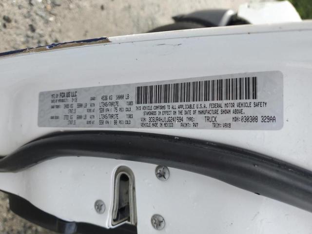 3C6UR4HJ1JG241694 - 2018 RAM 2500 ST Weiß Foto 12