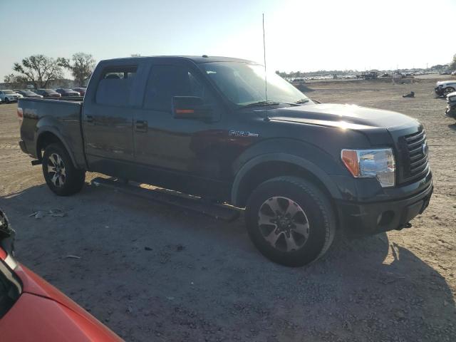 1FTFW1EF4CFB12491 - 2012 FORD F150 SUPERCREW BLACK photo 4