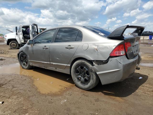 1HGFA16848L040796 - 2008 HONDA CIVIC EX GRAY photo 2