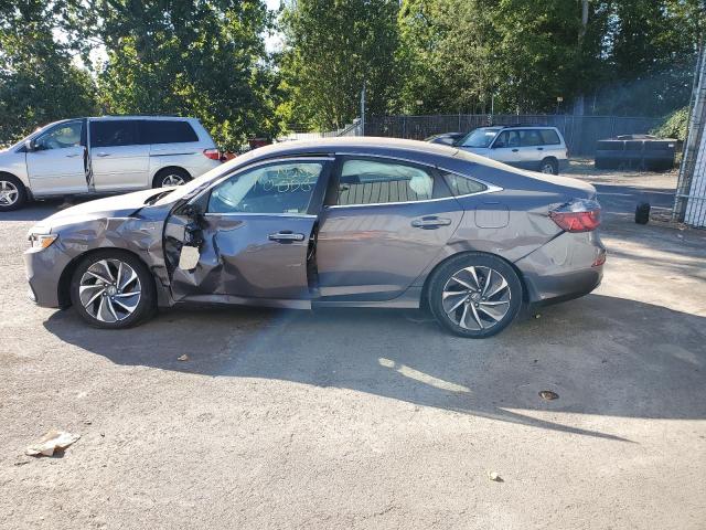 19XZE4F90NE008684 - 2022 HONDA INSIGHT TOURING GRAY photo 9