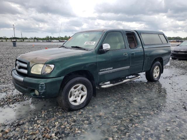 5TBRN341X3S402793 - 2003 TOYOTA TUNDRA ACCESS CAB SR5 GREEN photo 1