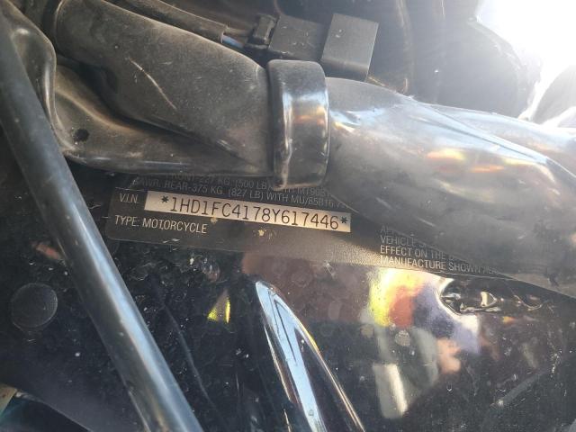 1HD1FC4178Y617446 - 2008 HARLEY-DAVIDSON FLHTCUI 红色 照片 9