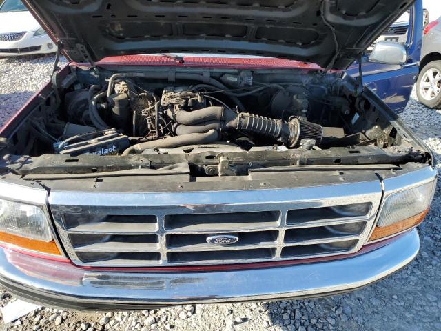 1FTEF14N8SNB53411 - 1995 FORD F150 RED photo 11