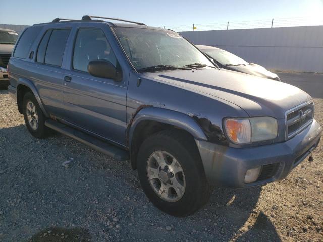 JN8DR09Y72W721503 - 2002 NISSAN PATHFINDER LE BLUE photo 1