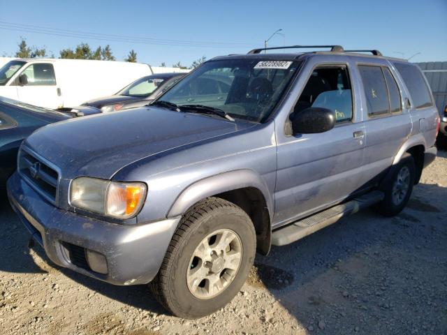 JN8DR09Y72W721503 - 2002 NISSAN PATHFINDER LE BLUE photo 2