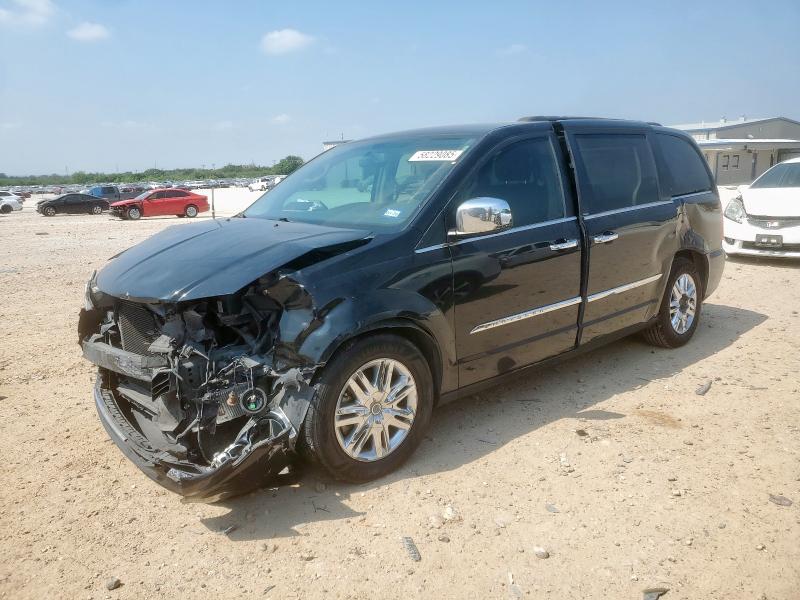 2C4RC1CG5CR339795 - 2012 CHRYSLER TOWN & COU TOURING L BLACK photo 1