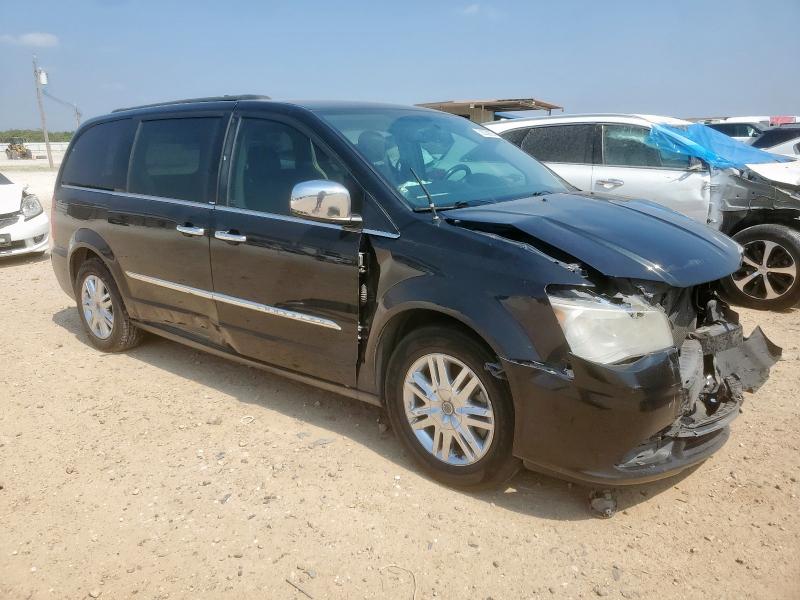 2C4RC1CG5CR339795 - 2012 CHRYSLER TOWN & COU TOURING L BLACK photo 4