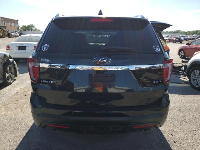 1FM5K8F85HGE29046 - 2017 FORD EXPLORER LIMITED BLACK photo 6