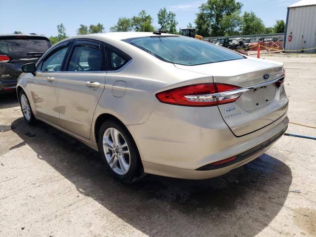 3FA6P0H76JR190448 - 2018 FORD FUSION SE BEIGE photo 2