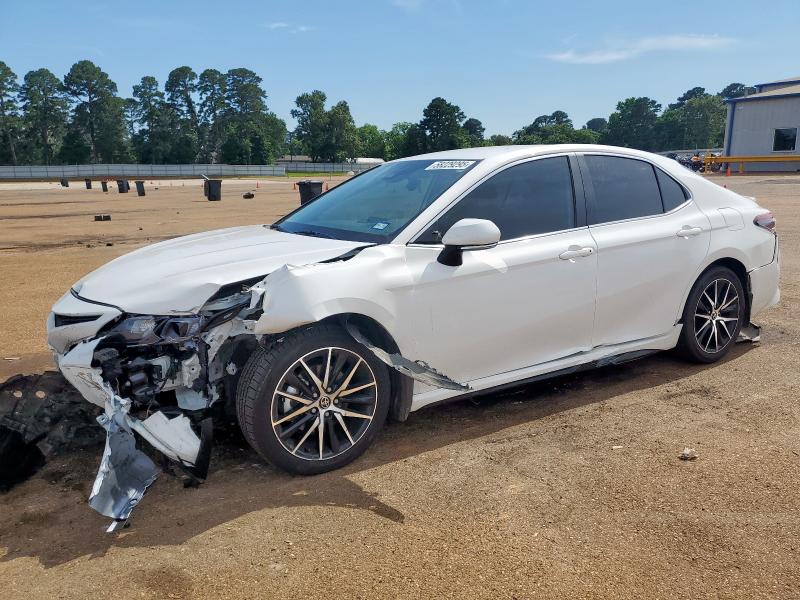 4T1G11AK0PU729325 - 2023 TOYOTA CAMRY SE NIGHT SHADE WHITE photo 1