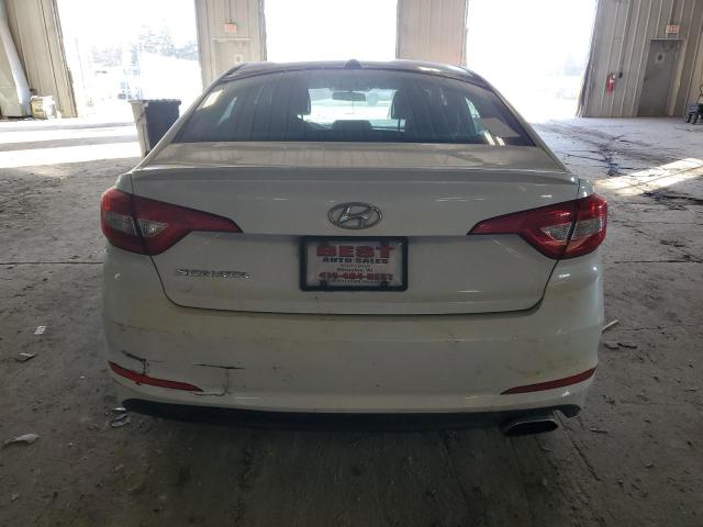 5NPE24AF1HH491526 - 2017 HYUNDAI SONATA SE WHITE photo 6